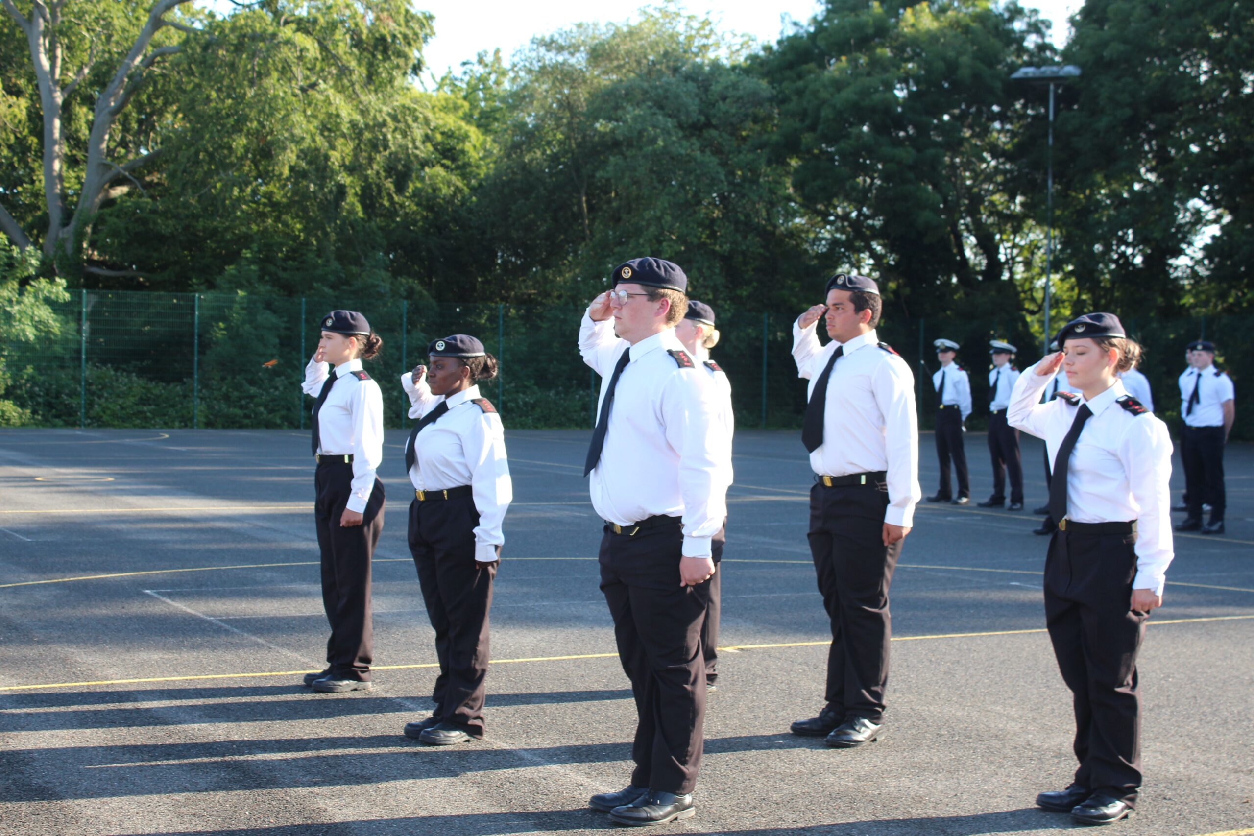 an evening of great pride and celebration at Worthing College as students from the Combined Cadets Force took centre stage for their passout parade.
