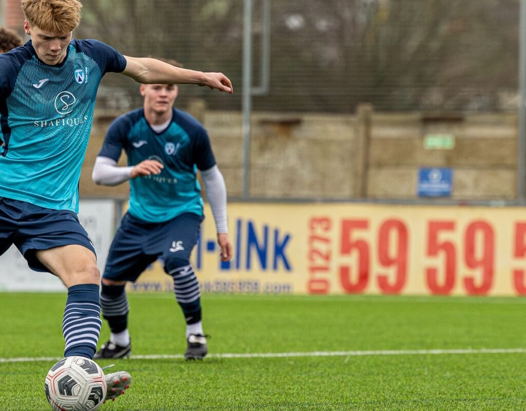 Worthing College Mens' Football Academy get off to a flying start in first league game of season