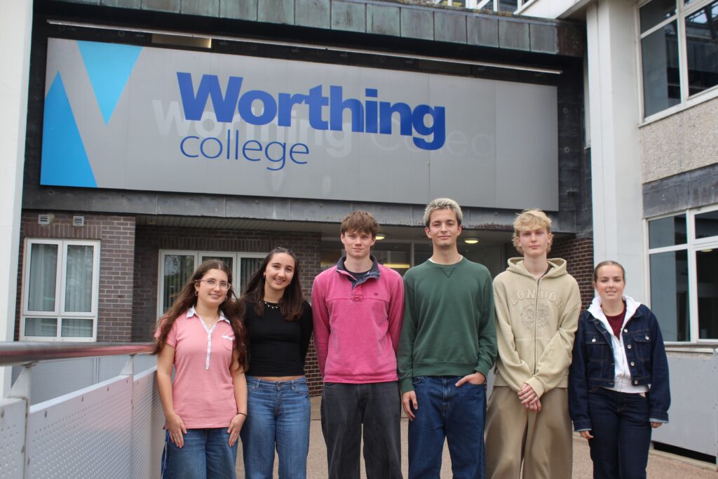 Some of the Worthing College Students who volunteered at the Chanctonbury Communiyt Playscheme in summer of 2026