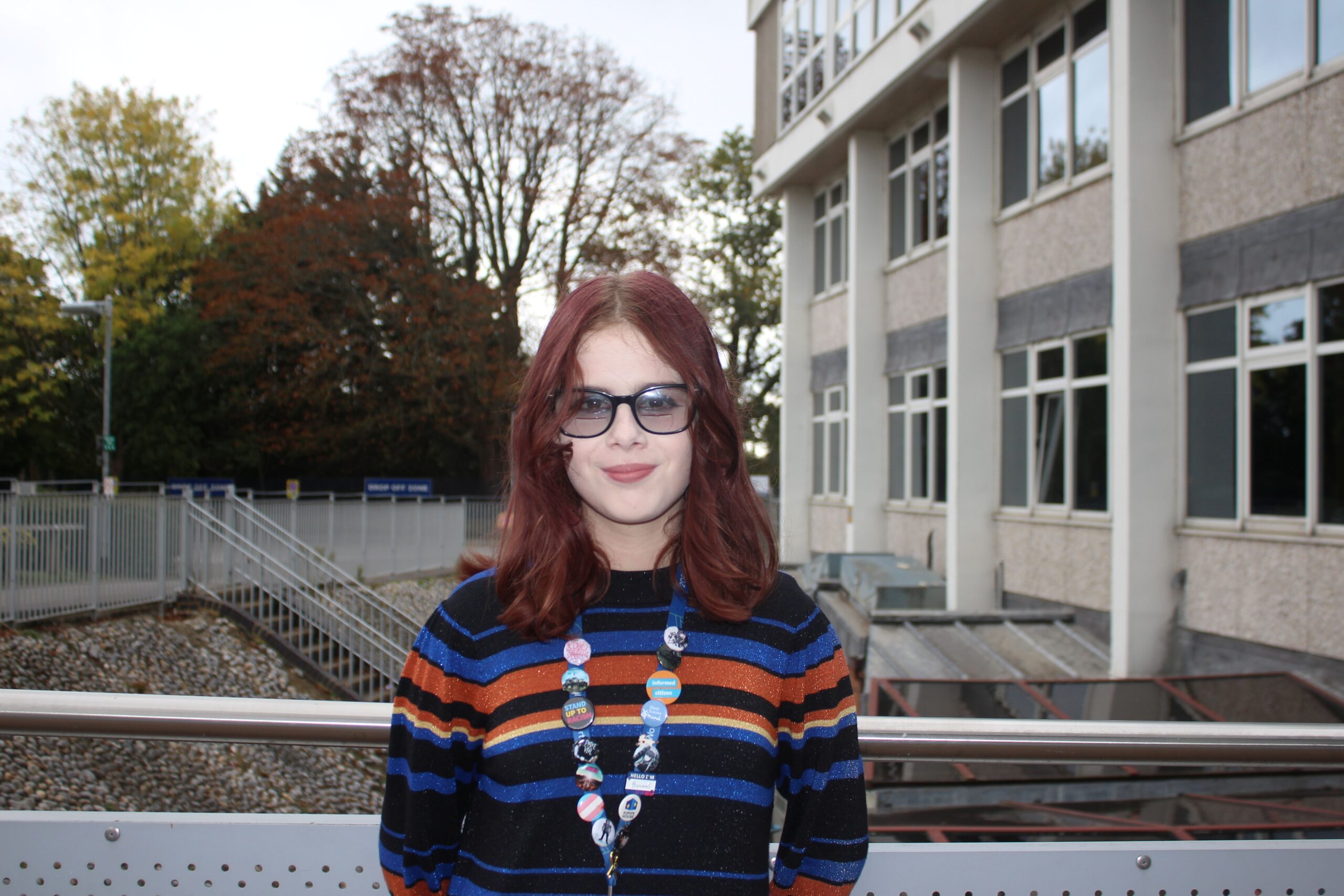 Worthing College student Niamh Bates who has visual impairment delivered a speech about her experience in education at Parliament